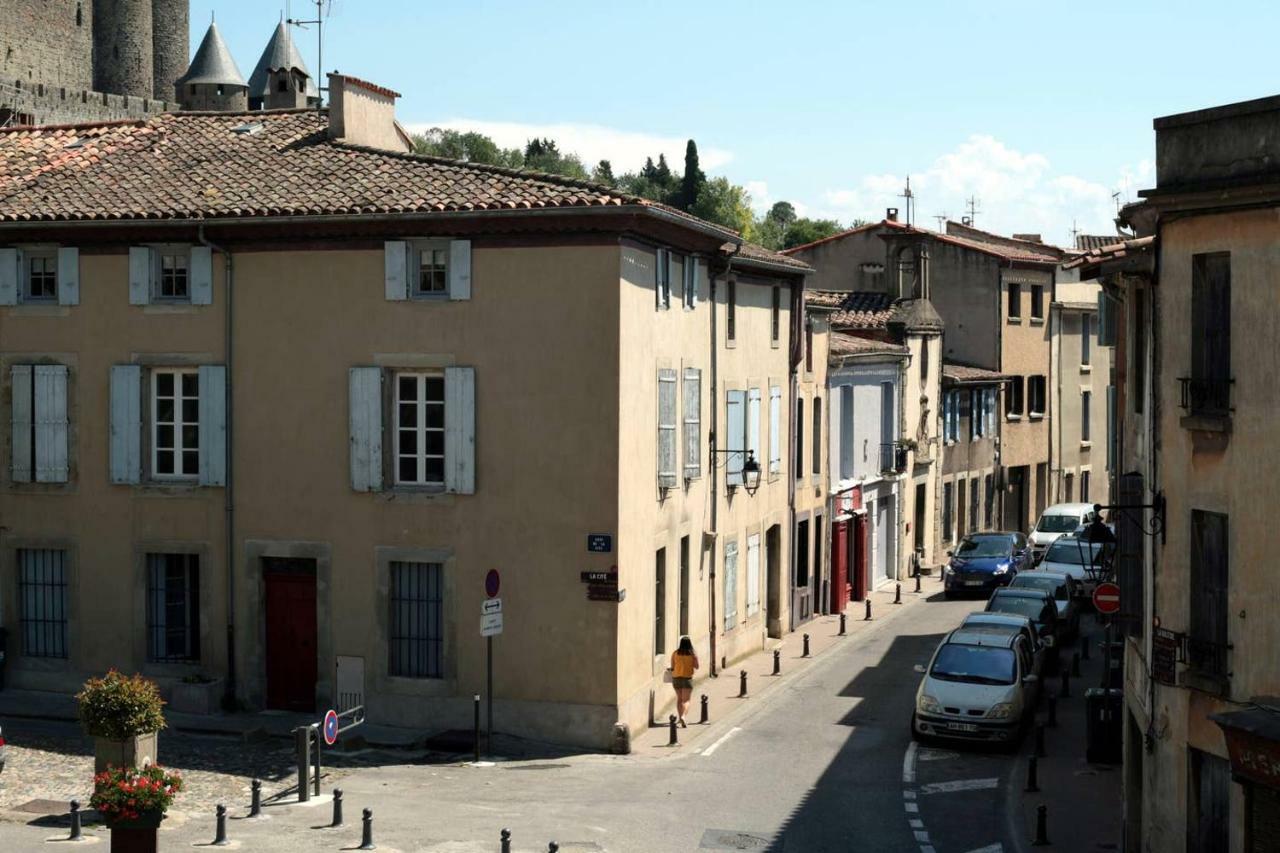 Les Gites De Laure - L'Or Vert, Appartement Avec Vue Sur Le Chateau, Parking Prive, Climatisation, Netflix, A 160 M De La Cite Medievale Carcassonne Buitenkant foto